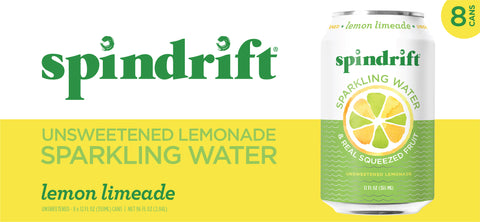 Spindrift Lemonade Unsweetened Lemon Limeade 96 FZ