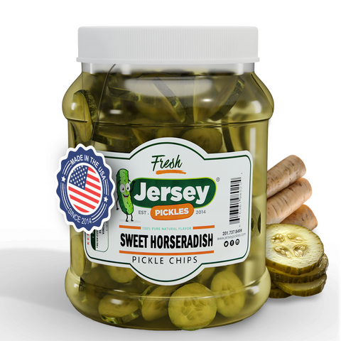Sweet Horseradish Pickle Chips