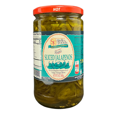 Stello Foods - Rosie's Jalapeños Sliced 24 oz