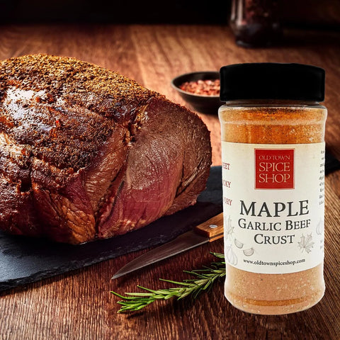 Maple Garlic Beef Crust