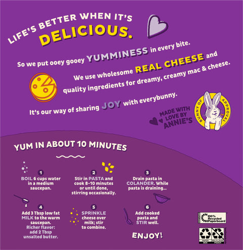 Annie's Shells & White Cheddar Macaroni & Cheese 24 OZ