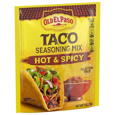Old El Paso Seasoning Taco Hot & Spicy 1 OZ