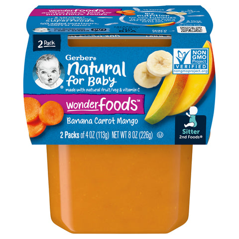 Gerber 2nd Foods Banana Carrot Mango 8 OZ