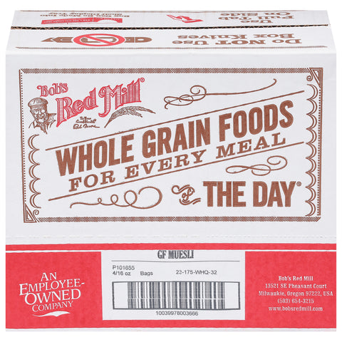 Bob's Red Mill Gluten Free Muesli Cereal 16 OZ