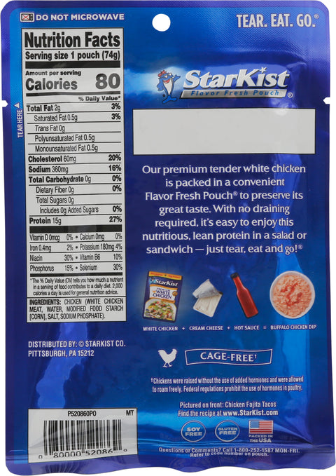 Starkist Premium White Chicken 2.6 OZ