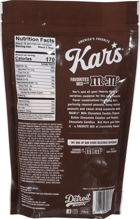 Kar's Assorted Favorites Mix with M&M's 20 oz