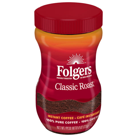 Folgers Instant Crystals 8 OZ