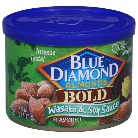 Blue Diamond Almonds Bold Wasabi & Soy Sauce 6 OZ