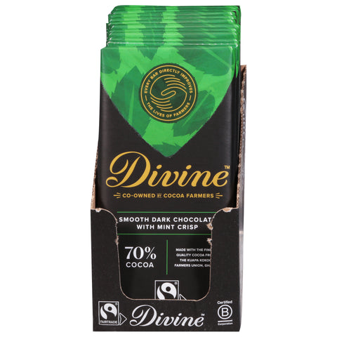 Divine Smooth Chocolate with Mint Crisp 3 oz