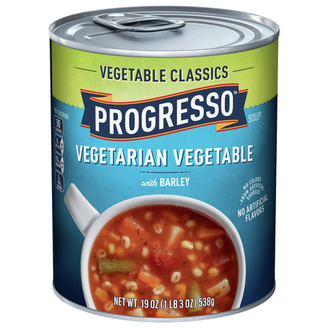 Progresso Vegetable Classics Soup Vegetable Barley 19 OZ