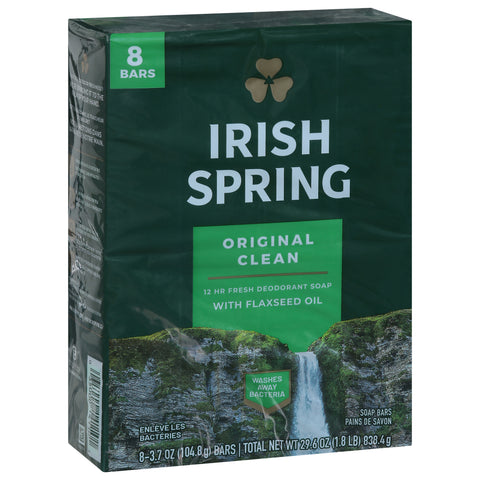 Irish Spring Soap Bar Original Clean 29.6 OZ