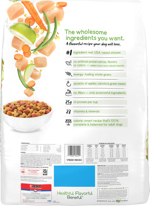 Purina Beneful Healthy Weight With Chicken Dog Food 14 LB