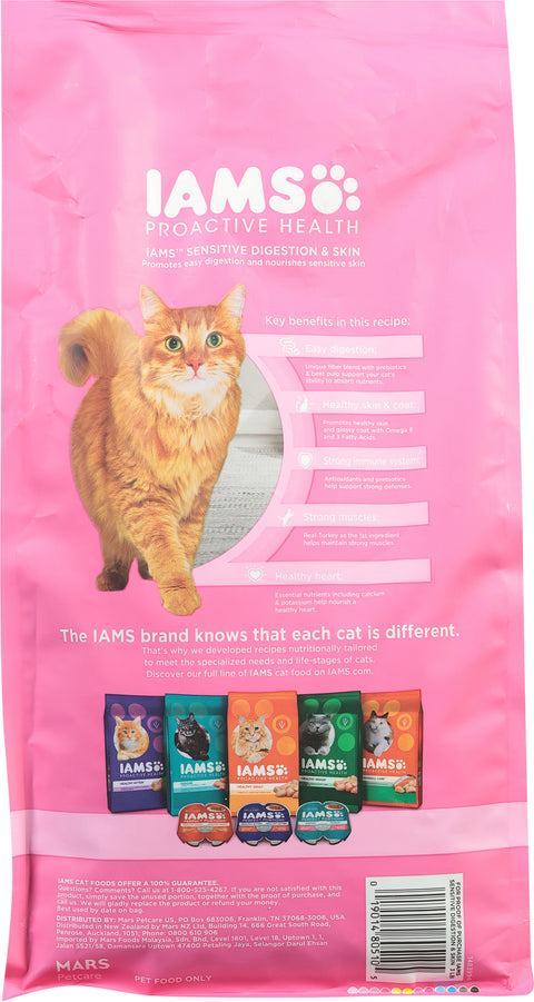 Iams Proactive Health Sensitive Digestion & Skin With Turkey 3 LB
