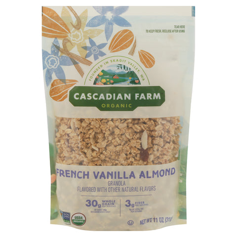 Cascadian Farm Organic Granola French Vanilla 11 OZ