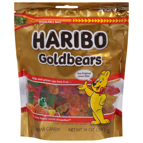 Haribo Goldbears Gummi Candy Share Size 14 oz - 5 Pack