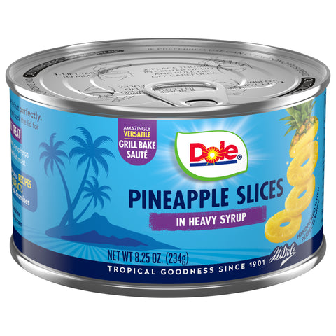 Dole Pineapple Sliced In Heavy Syrup 8.25 OZ