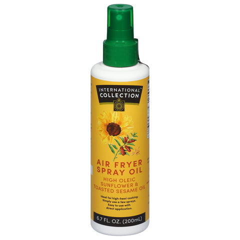 International Collection High Oleic Sunflower & Toasted Sesame Oil Air Fryer Spray Oil 6.7 fl oz - 6 Pack