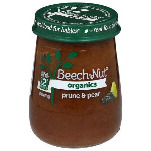 Beech-Nut Organic Prune & Pear 4 oz - 10 Pack