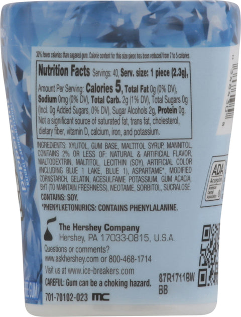 Ice Breakers Ice Cubes Peppermint 40 CT
