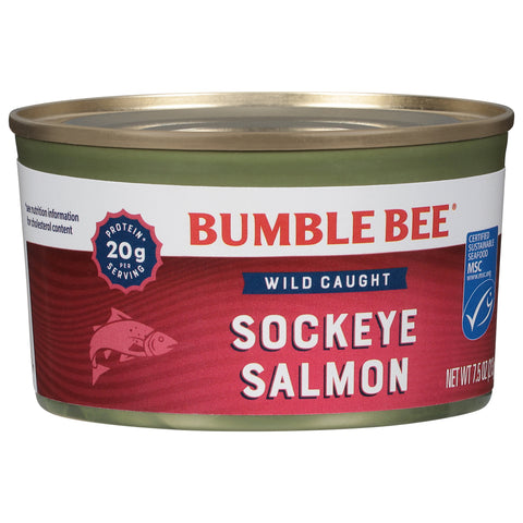 Bumble Bee Wild Alaska Sockeye Red Salmon 7.5 OZ