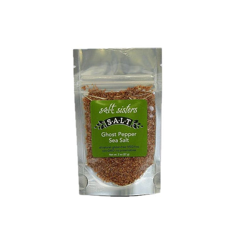 s.a.l.t. sisters Ghost Pepper Sea Salt - 2 OZ 6 Pack