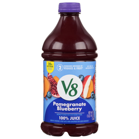 V8 100% Juice Fusion Pomegranate Blueberry 46 FZ