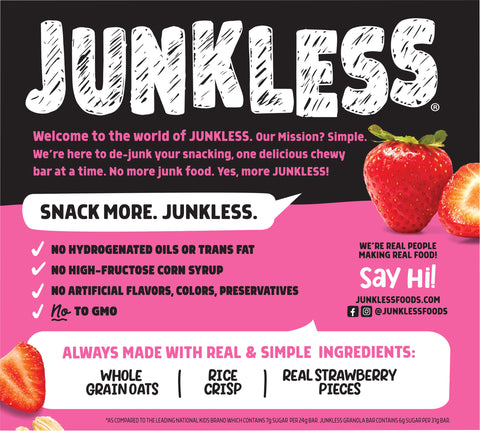 Junkless Chewy Granola Bars 6.6 OZ