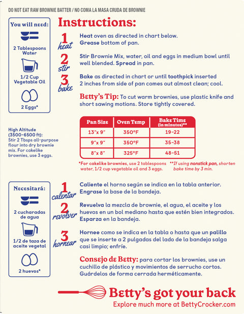 Betty Crocker Milk Chocolate Brownie Mix 16.3 OZ