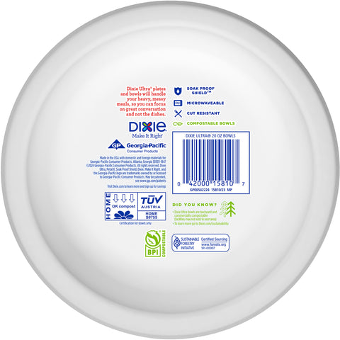 Dixie Ultra Bowls 56 CT