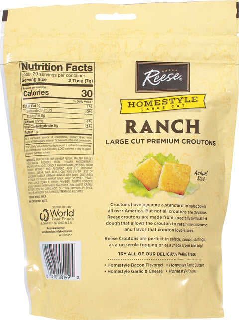 Reese Homestyle Ranch Croutons 5 OZ