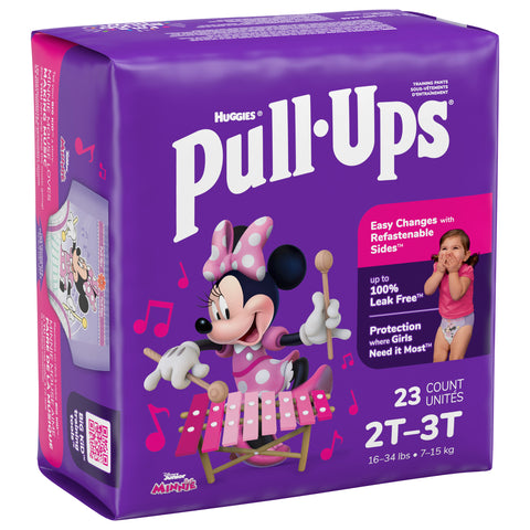 Pull-Ups Girls' Potty Training Pants, 2T-3T (16-34 lbs), 23 Count