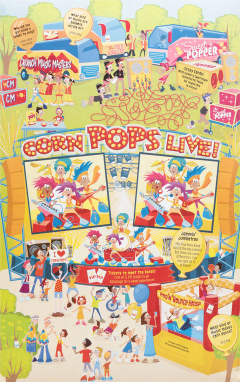 Corn Pops Cereal Large Size 13.1 oz