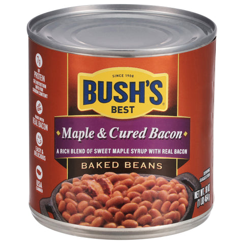 Bush's Beans Baked Maple Cured Bacon 16 OZ