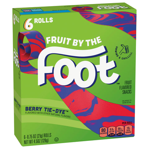 Betty Crocker Fruit By The Foot Berrytie-Dye Rolls 4.5 OZ