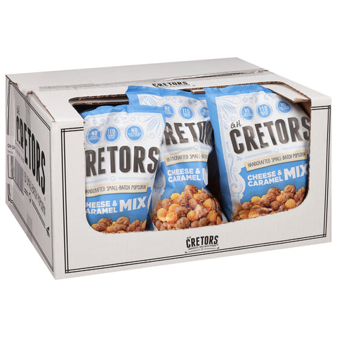 Cretors Cheese And Caramel Popcorn Mix 7.5 OZ