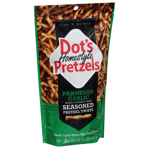 Dot's Homestyle Pretzels Seasoned Parmesan Garlic Pretzels Twists 16 oz