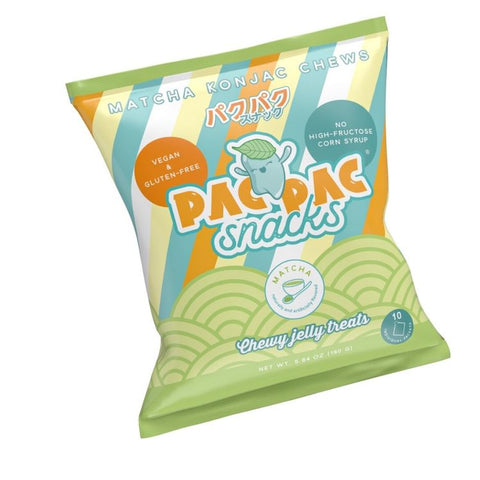 Pac Pac Matcha Konjac Chews - 5.64 OZ 12 Pack