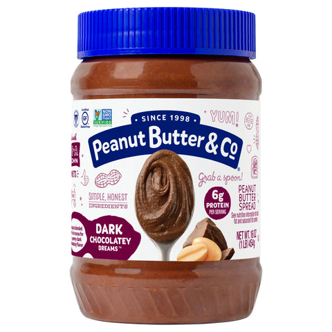 Peanut Butter & Co Gluten Free Dark Chocolate Dreams Peanut Butter 16 OZ