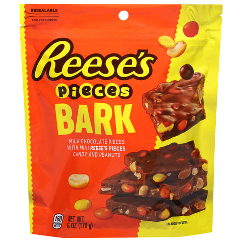 Reese's Pieces Bark Milk Chocolate 6 oz - 6 Pack
