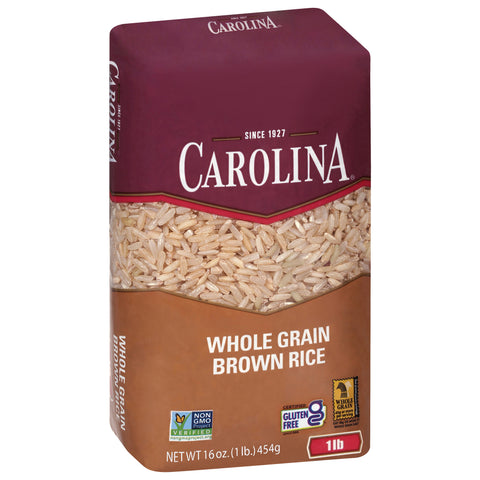 Carolina Rice Whole Grain Brown 16 OZ