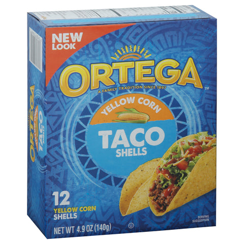 Ortega Yellow Corn Taco Shells  4.9 OZ