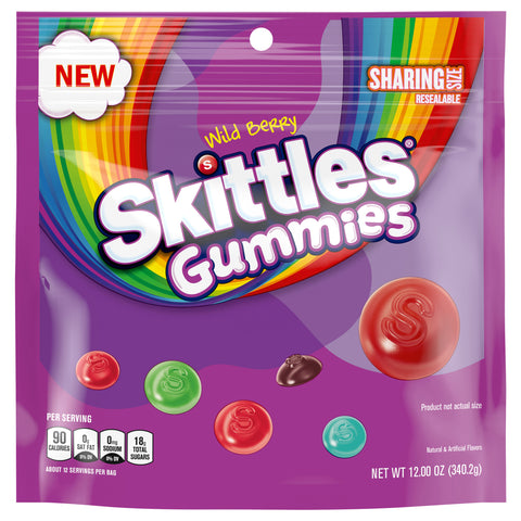 Skittles Wildberry Gummies 12 OZ