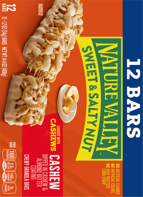 Nature Valley Cashew Granola Bars 14.8 OZ