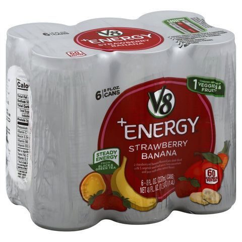 V8 Strawberry Banana Energy Drink 48 FZ