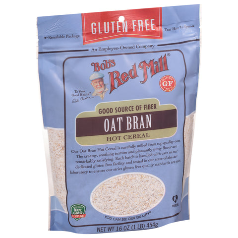 Bob's Red Mill Gluten Free Oat Bran Hot Cereal 16 OZ