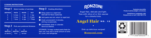 Ronzoni Pasta Angel Hair Pasta 16 OZ