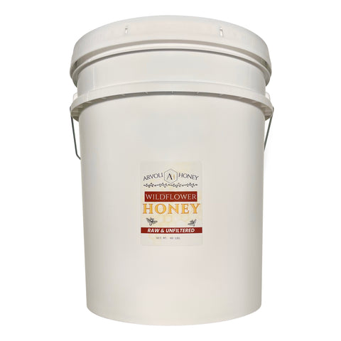 Arvoli Honey Raw Wildflower Honey - 60 LB 1 Pack