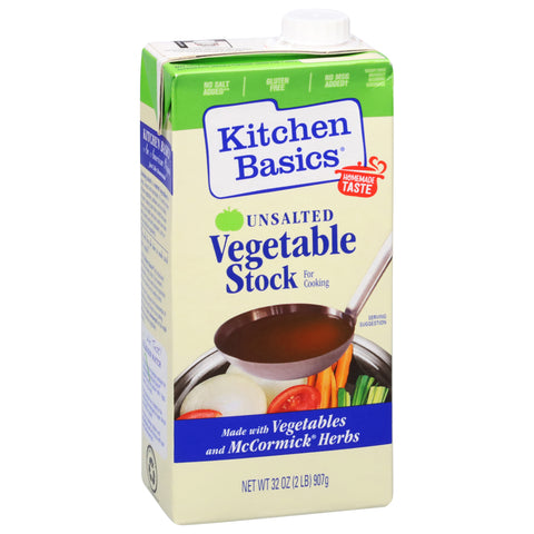 Kitchen Basics Unsalted Vegetable Stock 32 OZ