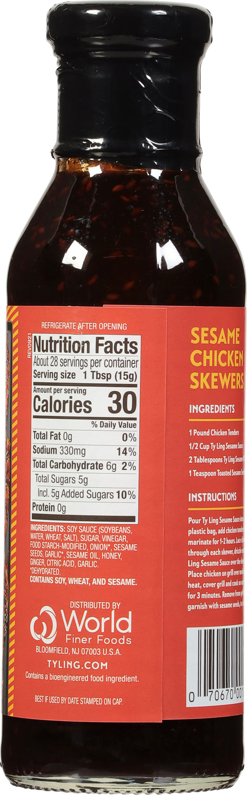Ty Ling Sesame Sauce 15 OZ