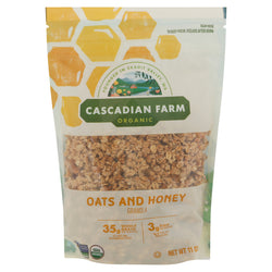 Cascadian Farm Organic Oats And Honey Granola - 11 OZ 4 Pack